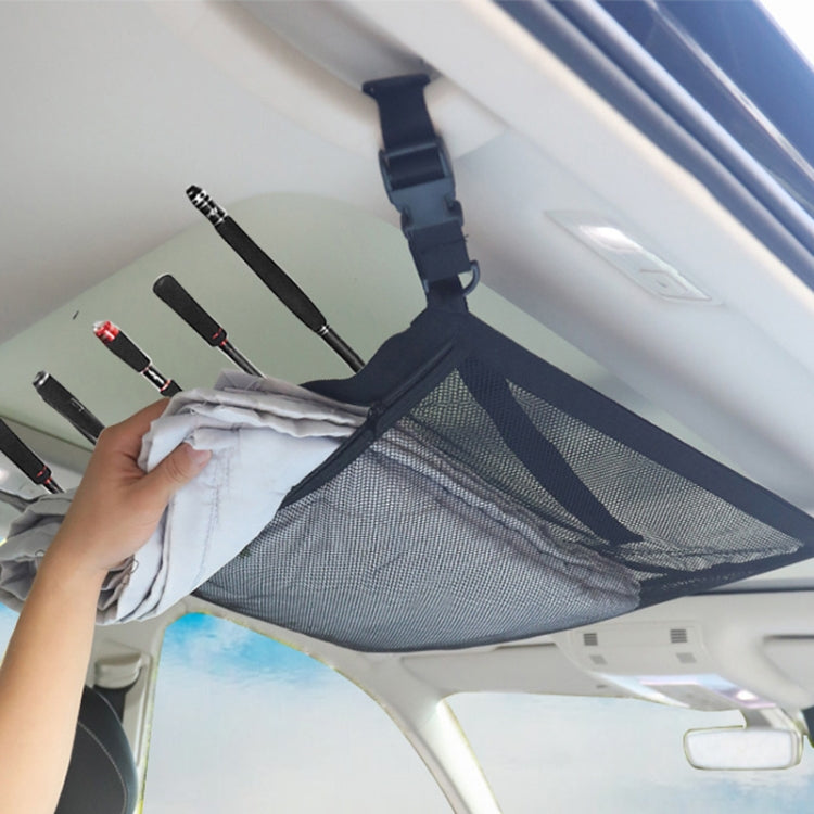 Adjustable Hanging Car Top Storage Bag Car Fishing Rod Rack(Storage Bag) by buy2fix