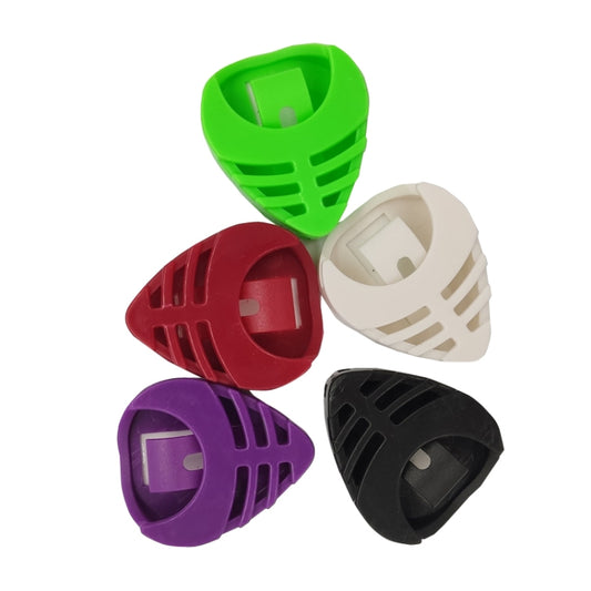 5 PCS Multicolor Plastic Ukulele Pick Box, Color Random Deliverty by buy2fix