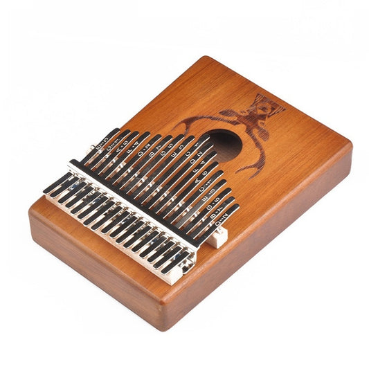 17-Tone Beginner Finger Piano Deer Head Kalimba Thumb Piano(Retro) by buy2fix