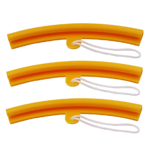 6 PCS Thickening Wear Resistant Scratch-Resistant Tire Wheel Steel Ring Protective Cover(Yellow) by buy2fix
