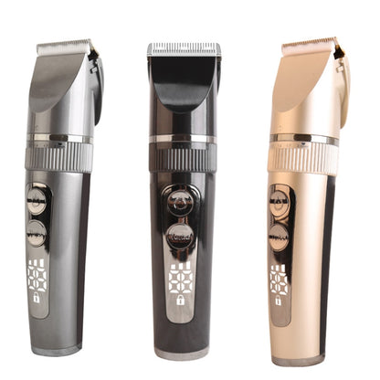 BF-868 LCD Digital Display Electric Hair Clipper Baby Children Adult Electric Hair Clipper Set(Gold) - Hair Trimmer by buy2fix | Online Shopping UK | buy2fix