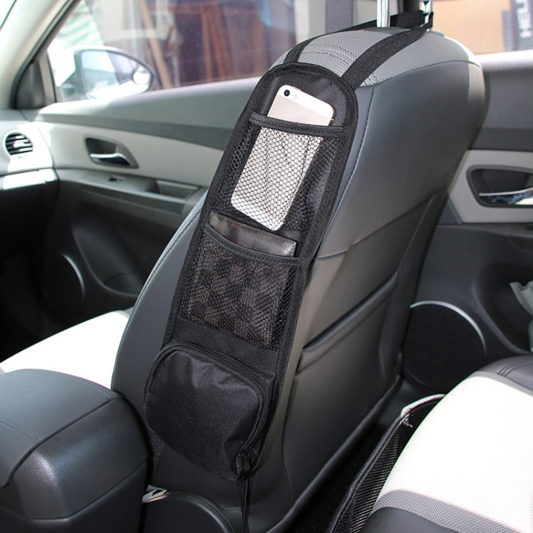 Car Storage Bag Car Chair Back Side Hanging Bag(Black) by buy2fix