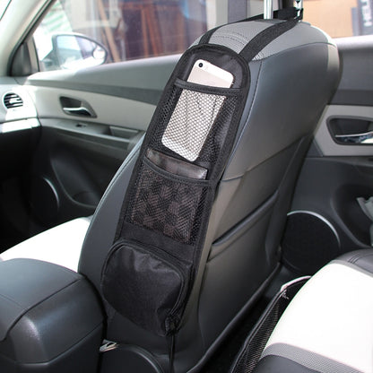 Car Storage Bag Car Chair Back Side Hanging Bag(Black) by buy2fix