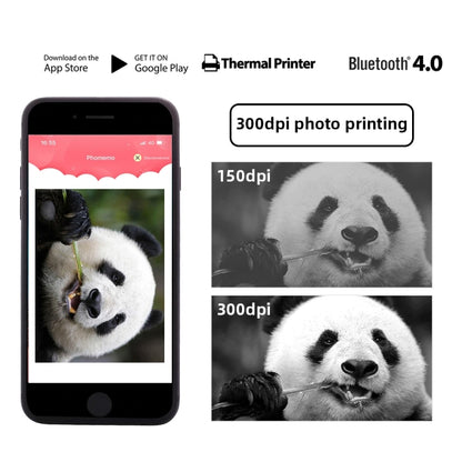 Phomemo M02S Pocket Small Bluetooth Handheld Portable Thermistar Tags Error Printer(White) - Printer by Phomemo | Online Shopping UK | buy2fix