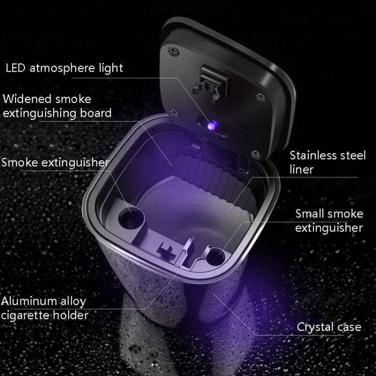 Automotive Supplies Car Loaded Ashtray(Crystal Red) by buy2fix