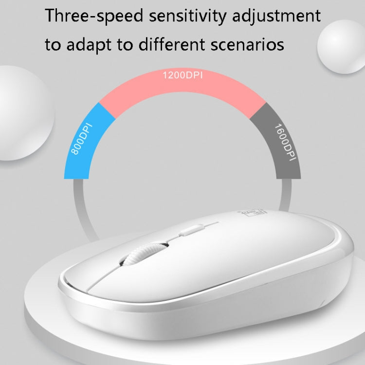 ZGB 301 4 Keys 1600 DPI 2.4G Wireless Mouse Notebook Desktop Universal Mouse(White) - Wireless Mice by ZGB | Online Shopping UK | buy2fix