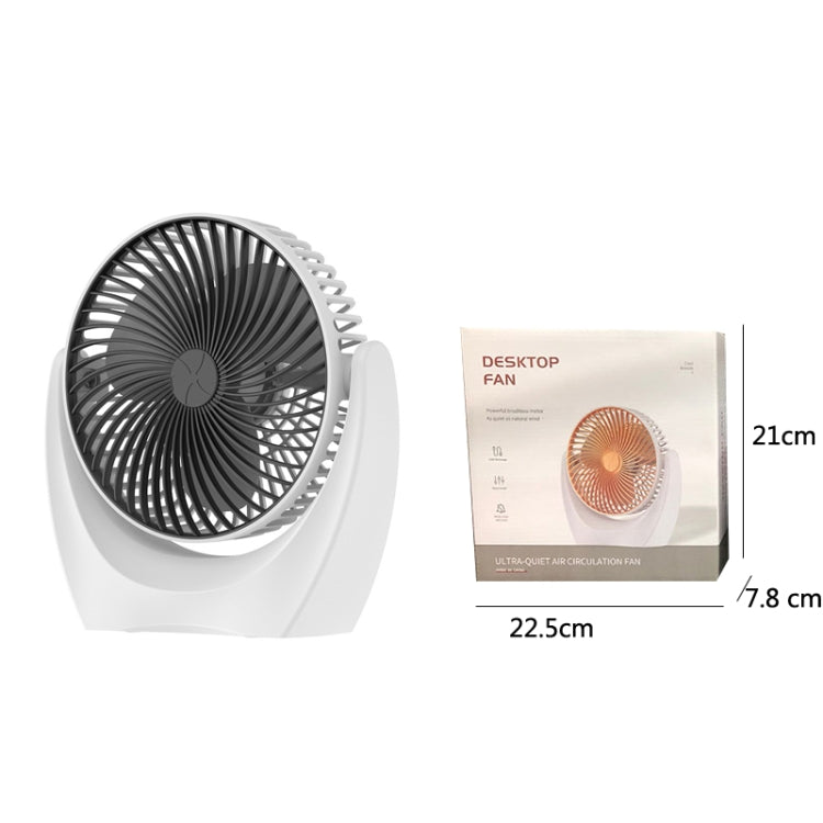 USB Desktop Fan Mini Home Dormitory Portable Fan, Colour: U Type (Gold) - Consumer Electronics by buy2fix | Online Shopping UK | buy2fix