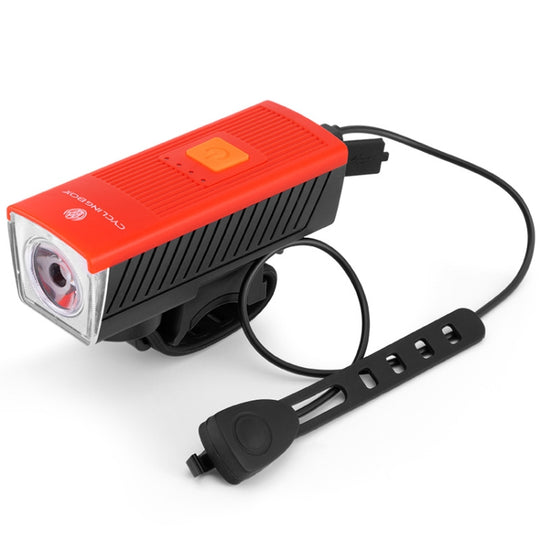 CYCLINGBOX BG-1811 Bicycle Charging Speaker Front Lamp USB Multi-Function Mountain Bike Accessories(Red)