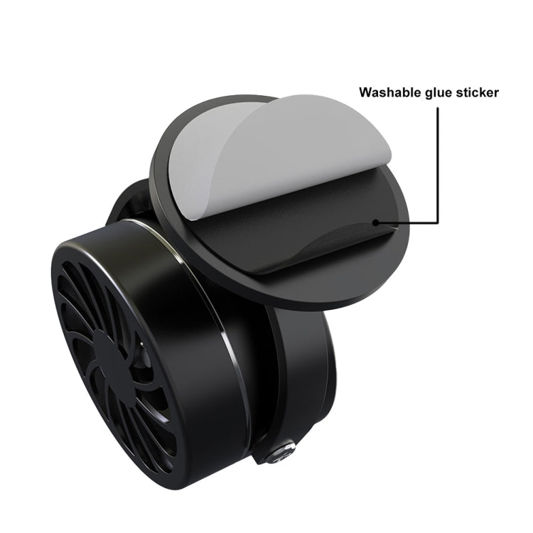 Aromatherapy Car Ornaments Automotive Accessories Solar Perfume Seat(Black) by buy2fix