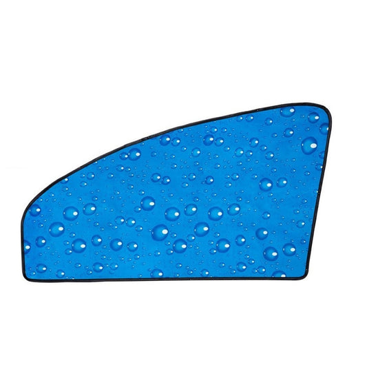 R-2938 Single-Layer Sun Protection Magnetic Car Curtain Vehicle Water Drop Sunshade(Blue Right) by buy2fix