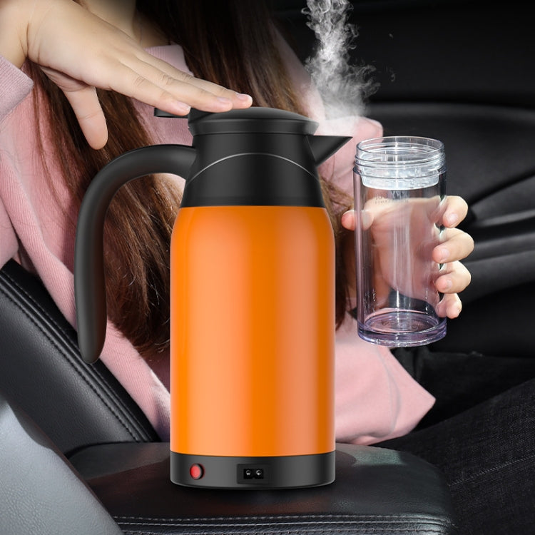 Car Heating Cup Electric Heating Cup Kettle(12V Steel Color) - In Car by buy2fix | Online Shopping UK | buy2fix