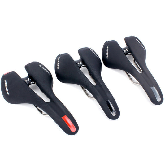 PROMEND SD-575 Cycling Comfortable Microfiber Leather Hollow Cushion(Black Red) by PROMEND