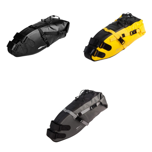 AFISHTOUR FB2040 13L Bicycle Big Tail Bag Big Large Capacity Long-Distance Cycling Saddle Bag, Size: 13L(Gray Black) by AFISHTOUR