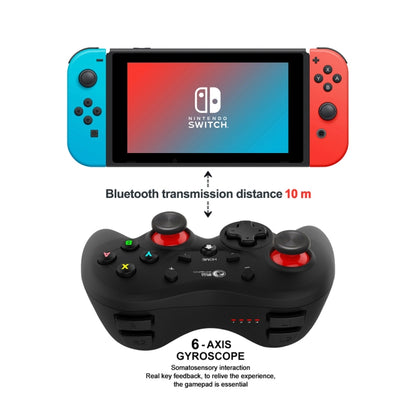 MingPin MB-S810 Wireless Bluetooth Six-Axis Gamepad For Nintendo Switch Pro(Black) - Gamepads by MingPin | Online Shopping UK | buy2fix