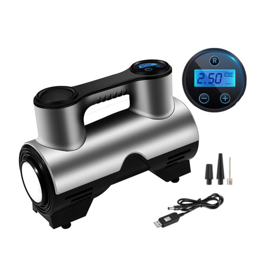 Car Inflatable Pump Portable Small Automotive Tire Refiner Pump, Style: Wireless Digital Display With Lamp by buy2fix
