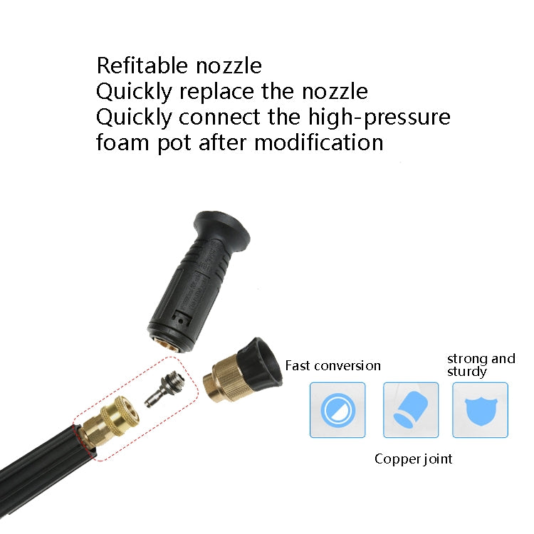 2 PCS High-Pressure Water Sprinklers Live Connection And Quick Plug-In Sockets For Threaded Connection Of Washing Machine Nozzles, Specification: Internal M14x1.5mm - In Car by buy2fix | Online Shopping UK | buy2fix