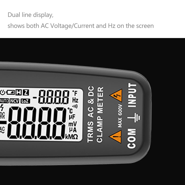 BSIDE ACM91 Digital Clamp Meter AC/DC Current 1mA True RMS Auto Range  Capacitor Tester Multimeter(Black) - Consumer Electronics by BSIDE | Online Shopping UK | buy2fix