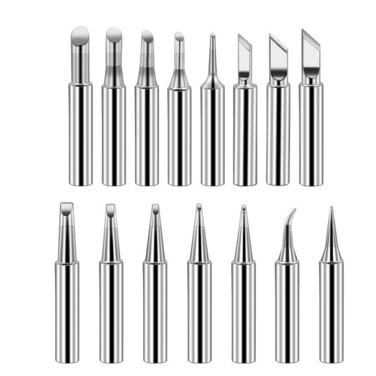 15 PCS / Set Soldering Tips 936 Soldering Station Pure Copper Soldering Iron Tips Lead-Free Soldering Iron Tips - Home & Garden by buy2fix | Online Shopping UK | buy2fix