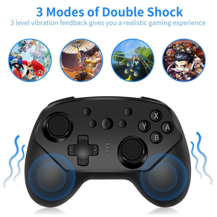 SW-01 Wireless Bluetooth Game Handle With Mini Six-Axis Body Sensation Vibration For Nintendo Switch Lite(Black) - Gamepads by buy2fix | Online Shopping UK | buy2fix