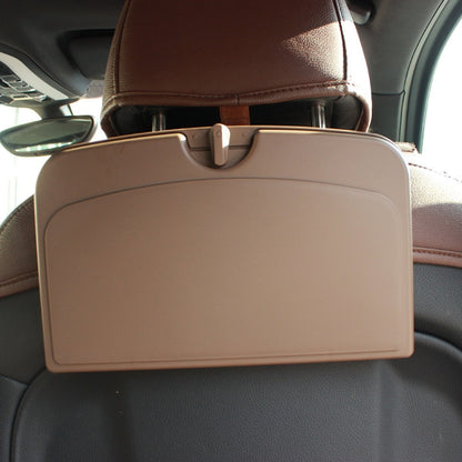 Car Seat Back Sundries And Beverage Storage Tray(Brown) by buy2fix