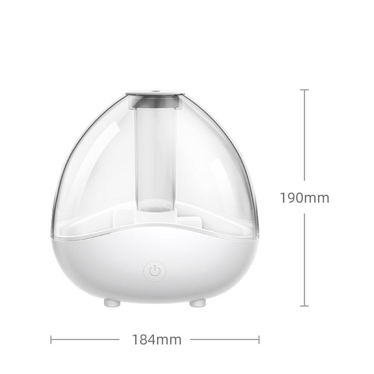 K11 1500ml Transparent Humidifier Household Mute Small Air Purifier Large-Capacity Ultrasonic Humidifier, CN Plug(Blue) - Home & Garden by buy2fix | Online Shopping UK | buy2fix