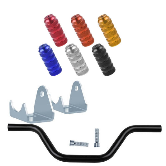 TF-2011 Motorcycle Modification Pedal Rod Universal Elbow Pedal(Orange) by buy2fix