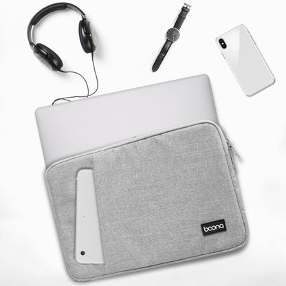 Baona Laptop Liner Bag Protective Cover, Size: 15 inch(Lightweight Gray) - 15 inch by Baona | Online Shopping UK | buy2fix