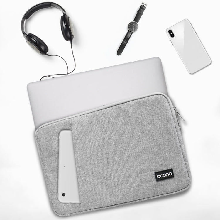 Baona Laptop Liner Bag Protective Cover, Size: 15.6  inch(Lightweight Gray) - 15.6 - 17 inch by Baona | Online Shopping UK | buy2fix