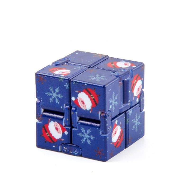 3 PCS Infinite Magic Cube Halloween & Christmas Theme Decompression Pocket Cube Second Order Cube Toy(No.335k-7 Christmas Dark Blue) - Magic Cubes by buy2fix | Online Shopping UK | buy2fix