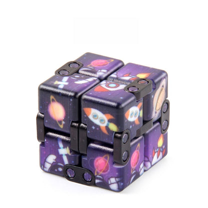 3 PCS  Infinite Magic Cube Halloween Theme Variety Flip Folding Second Order Magic Cube Finger Toy, Colour: NO.168-8-28 Space - Magic Cubes by buy2fix | Online Shopping UK | buy2fix