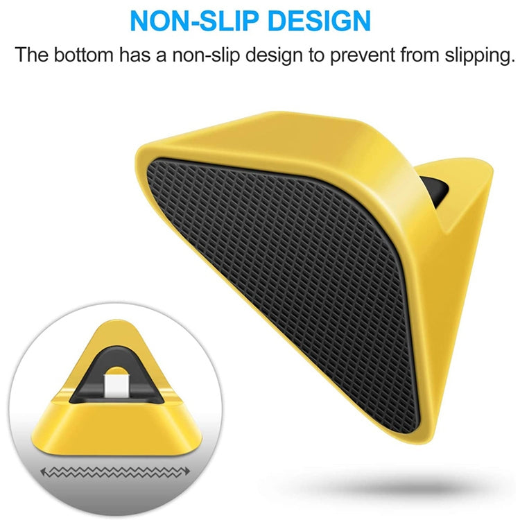 2 PCS DOBE TNS-19062 Host Charging Bottom Portable Triangle Game Console Charger For Switch / Lite(Yellow) - Toys & Hobbies by DOBE | Online Shopping UK | buy2fix