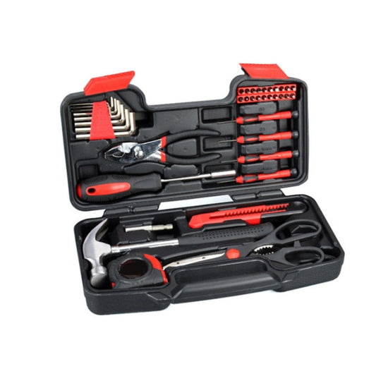 39 In 1 9639 Carbon Steel Auto Repair Tool Set Household Hardware Combination Tool Box by buy2fix