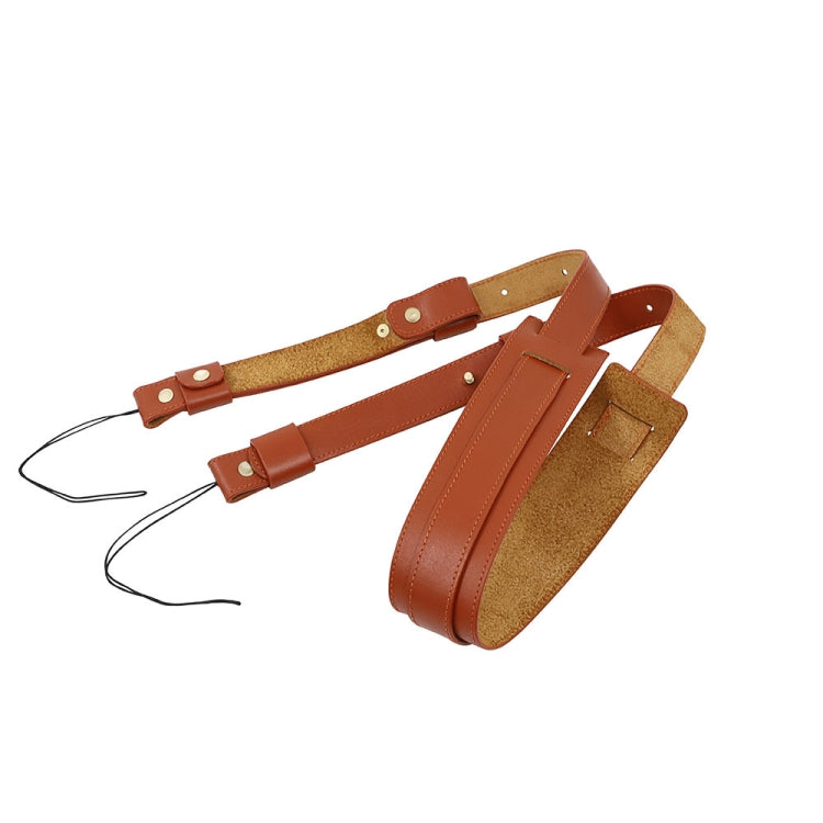 Cowhide Leather Camera Shoulder Hanging Neck Winding Strap - Camera Accessories by buy2fix | Online Shopping UK | buy2fix