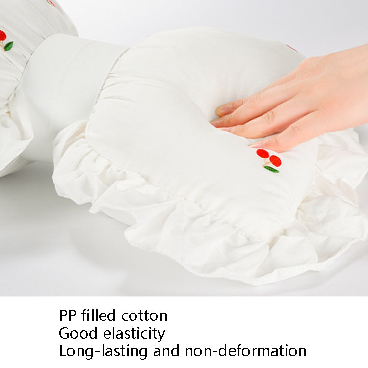 Bow Car Head Pillow Car Seat Neck Pillow Comfortable Cotton Car Supplies, Colour: Sun Flower Headrest by buy2fix