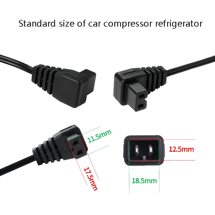 Car Compressor Refrigerator Line 12/24V Semiconductor Refrigerator Power Cord Cigarette Lighter Line, Specification: With Switch 1m - In Car by buy2fix | Online Shopping UK | buy2fix