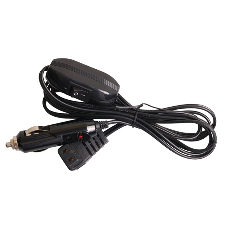 Car Compressor Refrigerator Line 12/24V Semiconductor Refrigerator Power Cord Cigarette Lighter Line, Specification: With Switch 2m - In Car by buy2fix | Online Shopping UK | buy2fix