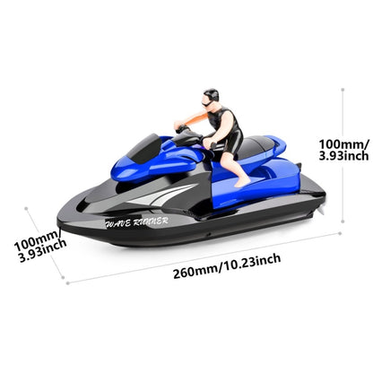 809  2.4G Remote Control Motor Speed Boat High Speed Electric Yacht Model Children Water Toys, Specification Single Battery (Blue) - RC Boats by buy2fix | Online Shopping UK | buy2fix