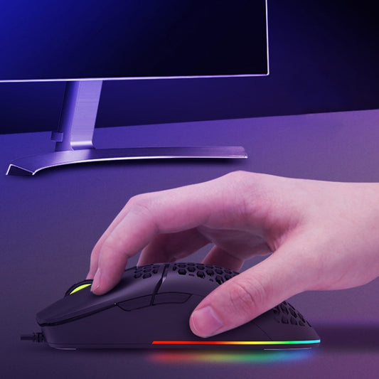 DELUX M700BU 7 Keys Wired Games Mouse Desktop Wired Mouse, Style: 3325 (Support 10000DPI) by DELUX