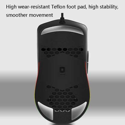 DELUX M700BU 7 Keys Wired Games Mouse Desktop Wired Mouse, Style: 3325 (Support 10000DPI) - Wired Mice by DELUX | Online Shopping UK | buy2fix