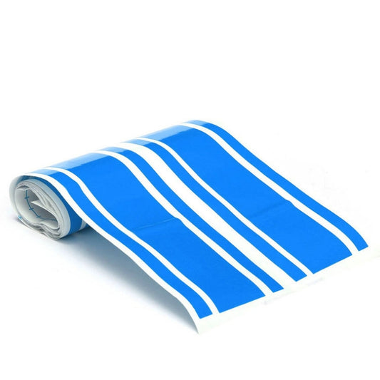 Car Hood Stickers Modified Racing Striped Ethylene Body Sticker(Blue) by buy2fix