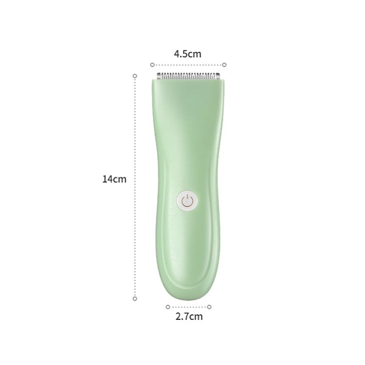 Infant And Children Hair Clipper Electric Hair Clipper Rechargeable Shaving Cutter(Green) - Hair Trimmer by buy2fix | Online Shopping UK | buy2fix