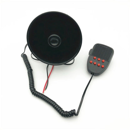 Car Speaker 7 Voice Circle 12V Motorcycle Speaker Alert Speaker - In Car by buy2fix | Online Shopping UK | buy2fix