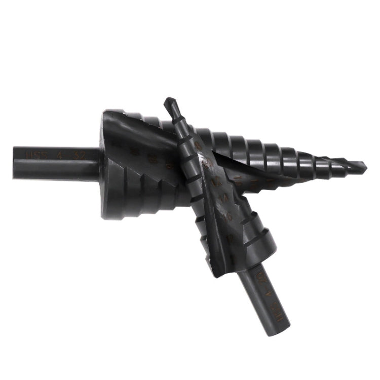 4-32mm Triangular Shank Spiral Flute Step Drill Bit - Drill & Drill Bits by buy2fix | Online Shopping UK | buy2fix