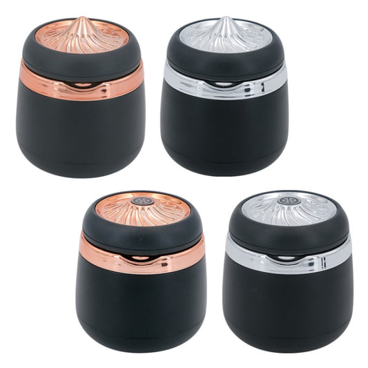 Car Ashtray Mini With Lamp And Cover Car Ashtray(N18A Gold) by buy2fix