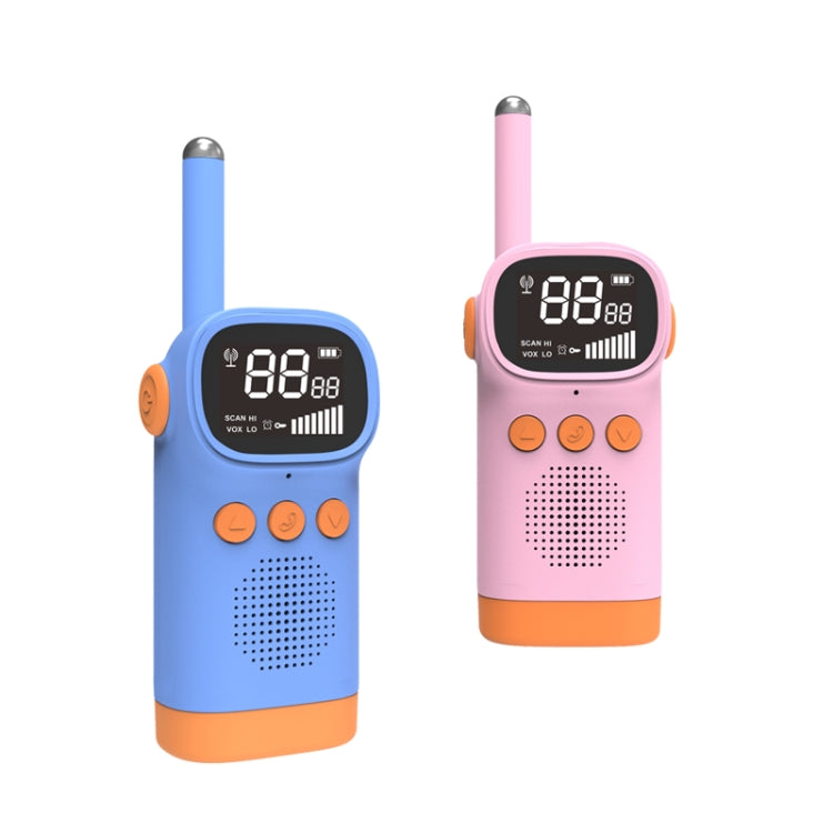 D20 Walkie-Talkie Children Toy Mini Wireless Call Interactive Toy, Colour: Blue + Pink - Consumer Electronics by buy2fix | Online Shopping UK | buy2fix