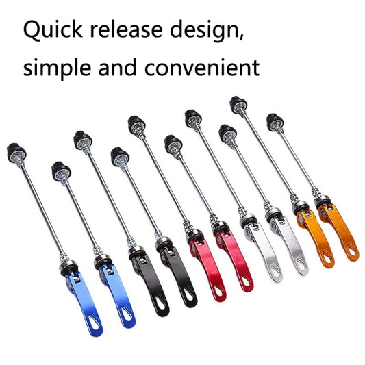 3 Sets BG-M5147 Mountain Bike Hub With Long Quick Release Lever(Blue) by buy2fix