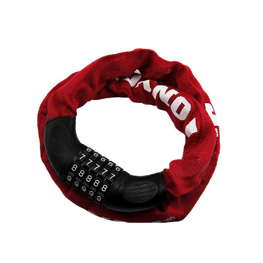 TONYON BG-TY-732 Bicycle Wire Lock Universal Password Chain Lock Motorcycle Electric Car Anti-Theft Lock(Red) by TONYON