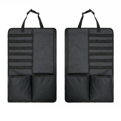 2 PCS Car Seat Back Hanging Bag Oxford Cloth Storage Bag(Black) - In Car by buy2fix | Online Shopping UK | buy2fix