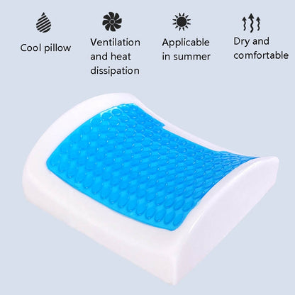 Office Waist Cushion Car Pillow With Pillow Core, Style: Gel Type(Mesh Royal Blue) - Home & Garden by buy2fix | Online Shopping UK | buy2fix