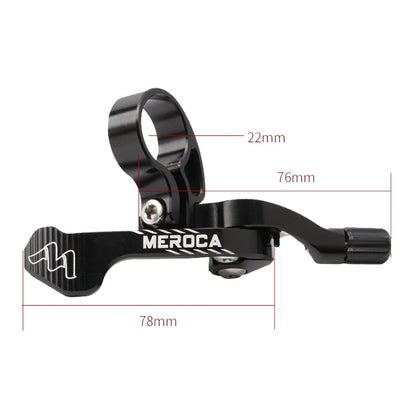 MEROCA Bicycle Telescoping Pipeline Controller Lifting Sitting Pipeline Control Switch(Black Blue) - Outdoor & Sports by buy2fix | Online Shopping UK | buy2fix